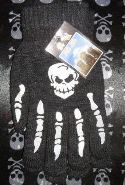 Luva Caveira com dedo
