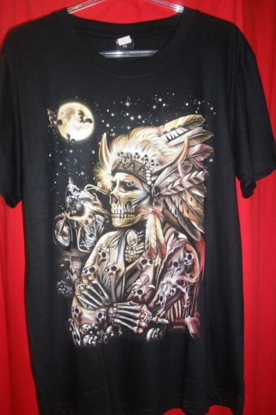 Camisa caveira Indigena