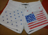 Shorts Bandeira Branco